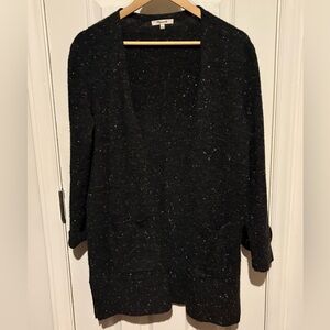 Madewell Black Speckled Cardigan